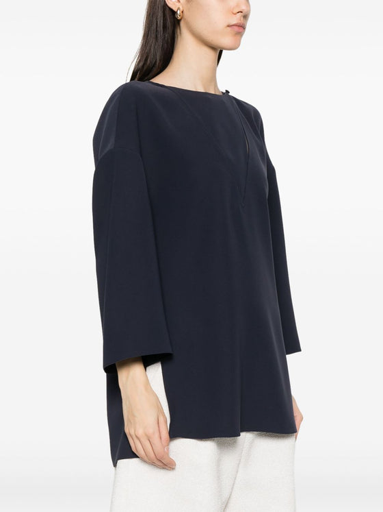 Emporio Armani cady blouse