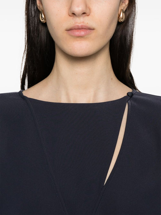 Emporio Armani cady blouse