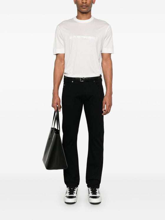Emporio Armani slim fit denim cotton jeans