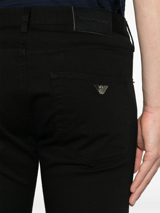Emporio Armani Slim-fit jeans with logo badge