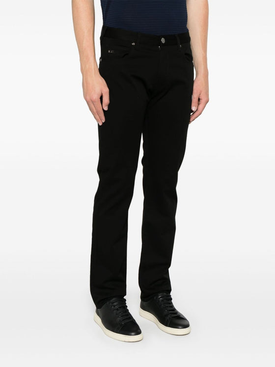 Emporio Armani Slim-fit jeans with logo badge