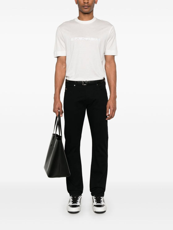 Emporio Armani Embroidered Logo T Shirt