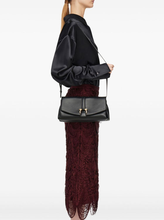 Ferragamo Medium Front Flap Soulder Bag