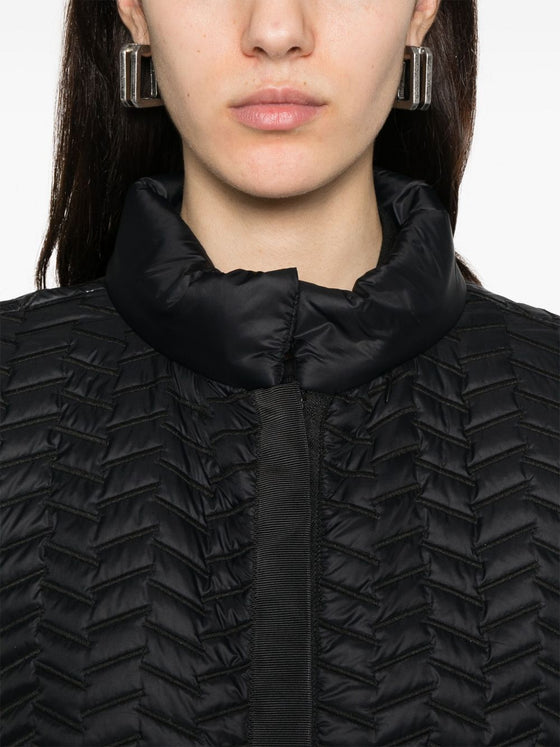 Emporio Armani Reversible jacket in lightweight water repellent quilted nylon ASV