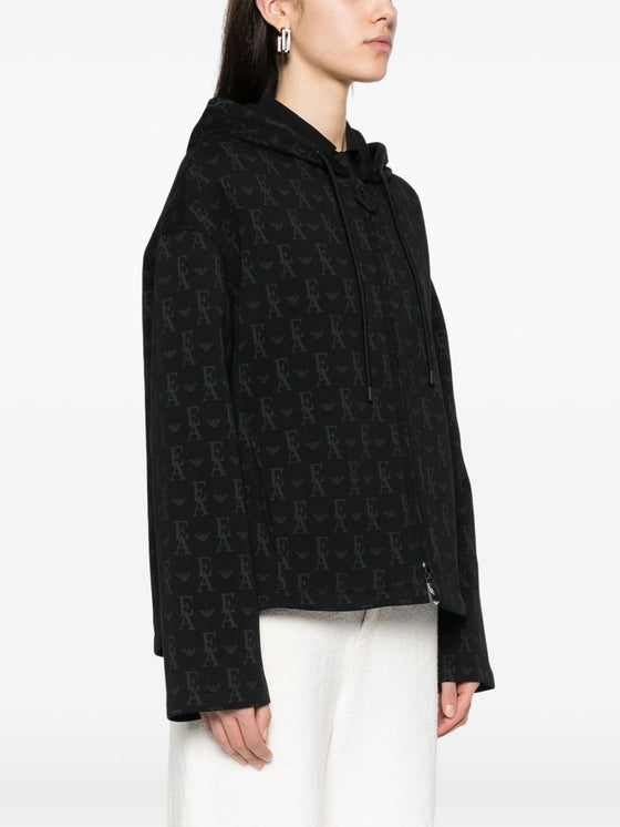 Emporio Armani logo-print hoodie