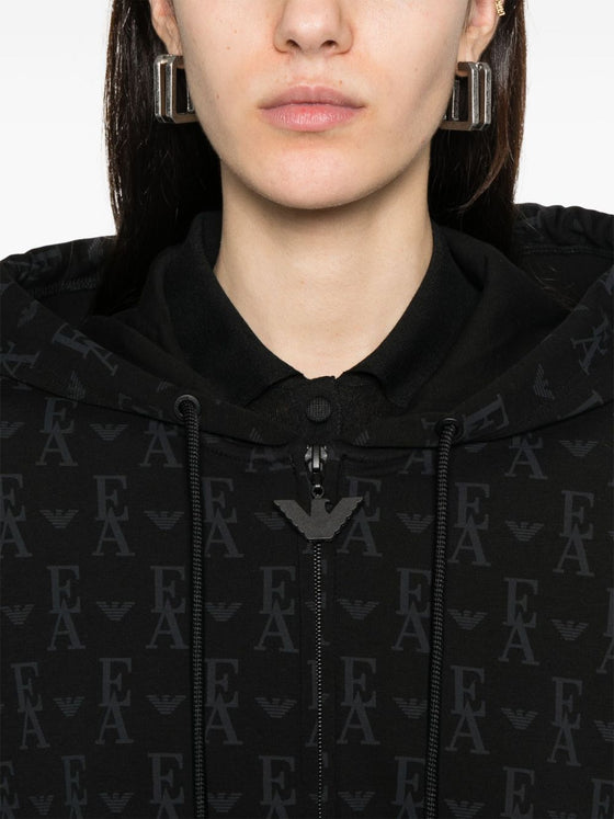 Emporio Armani logo-print hoodie