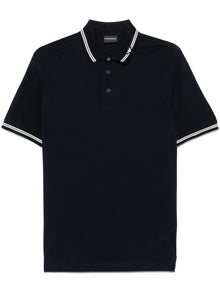  Emporio Armani logo-collar polo shirt