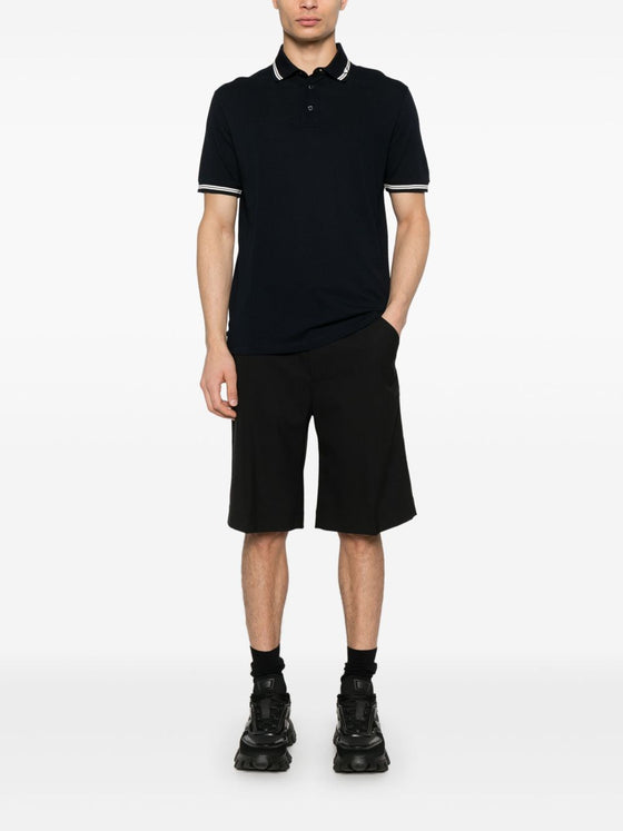 Emporio Armani logo-collar polo shirt