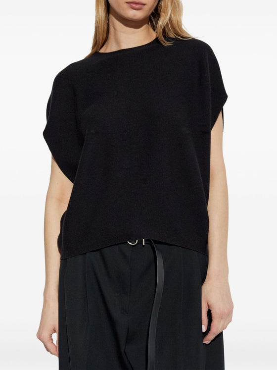 Emporio Armani seamless knitted top