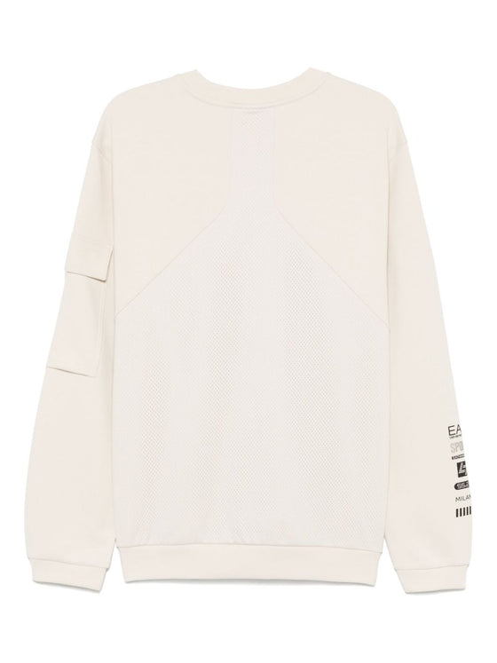 EA7 Sweaters Beige