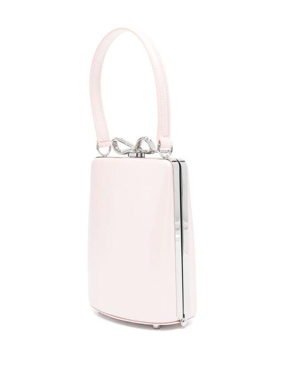 Self-Portrait bow-detail tote bag