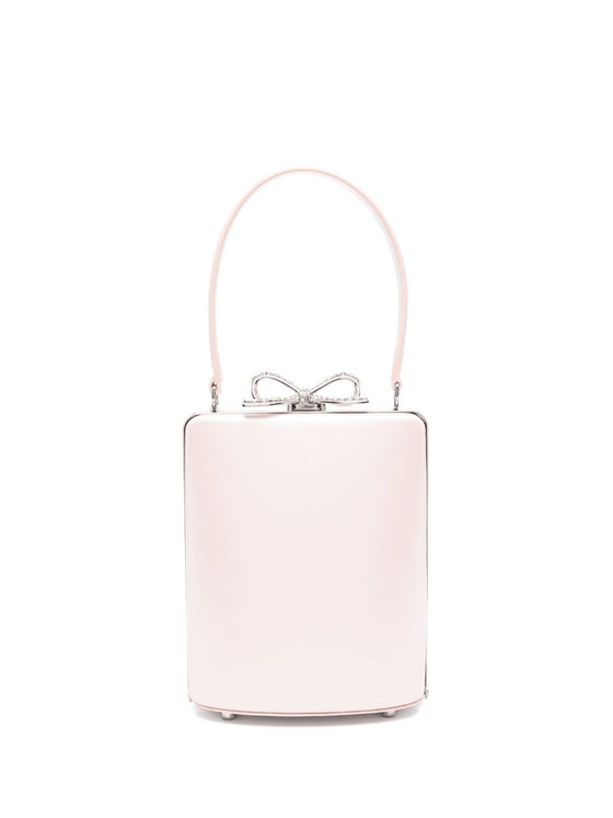 Self-Portrait bow-detail tote bag