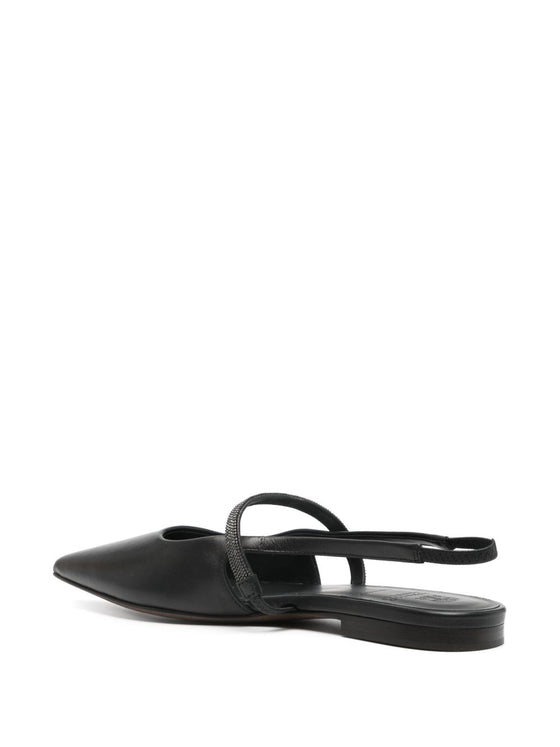 Brunello Cucinelli Monili-chain ballerina shoes