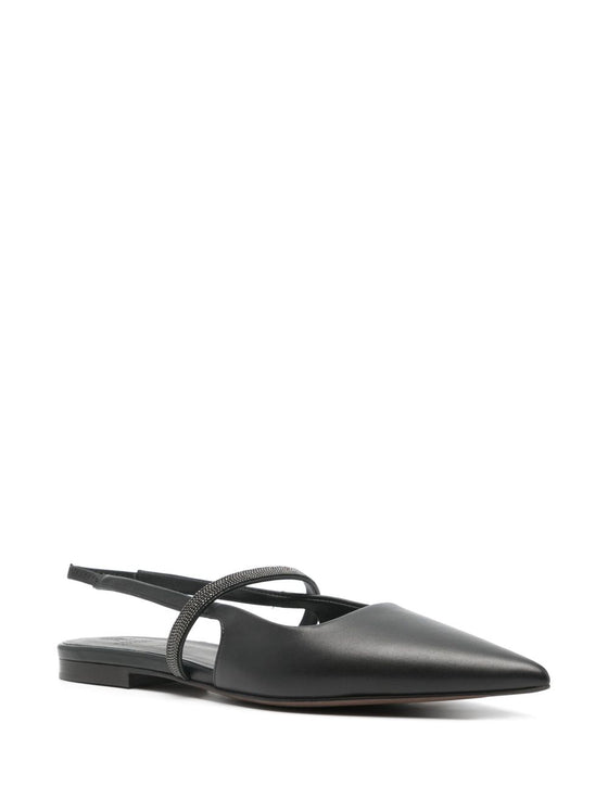 Brunello Cucinelli Monili-chain ballerina shoes