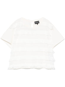  Emporio Armani T-shirt with fringes