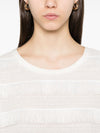 Emporio Armani T-shirt with fringes