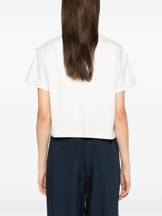 Emporio Armani T-shirt with fringes