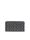 Emporio Armani Allover logo continental wallet