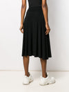 Norma Kamali Flared jersey skirt