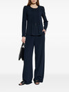 Emporio Armani Jacket in fluid woven fabric with pleats