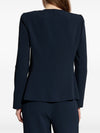 Emporio Armani Jacket in fluid woven fabric with pleats