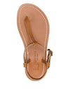 K Jacques St Tropez Sandals Leather Brown