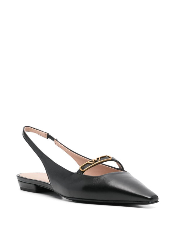 EMPORIO ARMANI EXCLUSIVE Emporio Armani leather ballet flats
