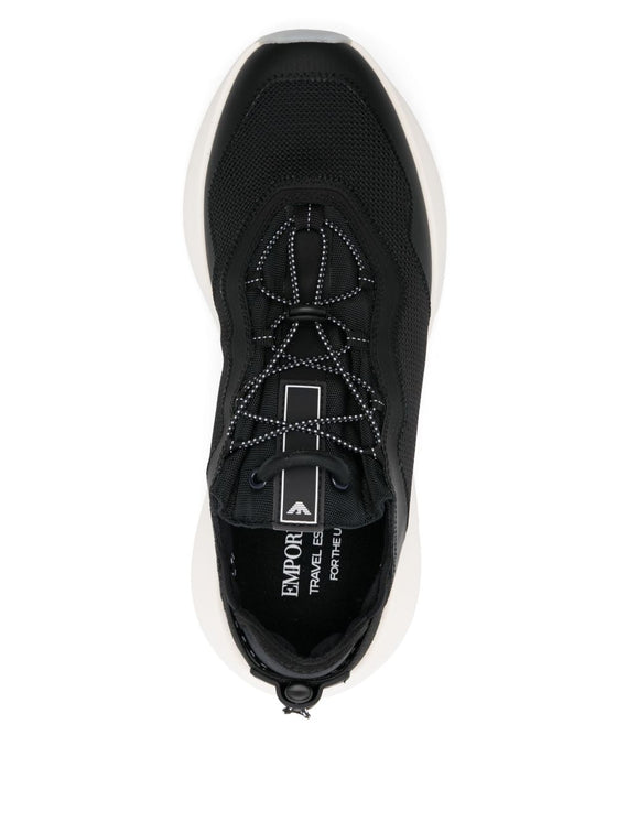 Emporio Armani chunky rubber sole sneakers