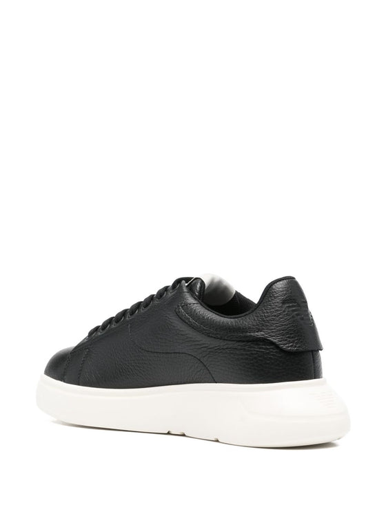 EMPORIO ARMANI EXCLUSIVE Emporio Armani Tumbled leather sneakers
