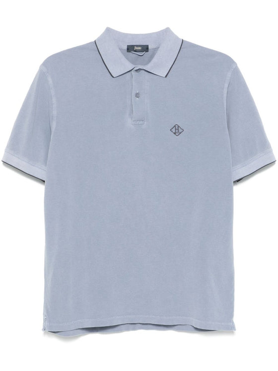 Herno T-shirts and Polos Clear Blue