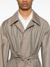 Emporio Armani virgin-wool trench coat