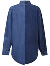 E.L.V. DENIM Shirts Blue