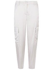  Via Masini 80 Trousers Light Grey