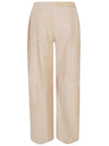 Via Masini 80 Suede leather trousers