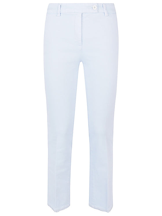 Via Masini 80 Trousers Clear Blue