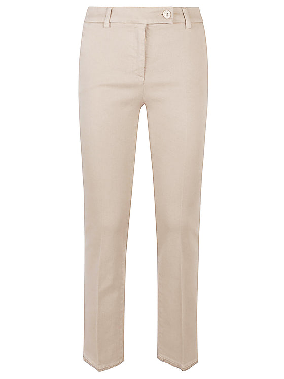 Via Masini 80 Trousers Beige