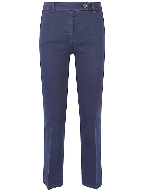 Via Masini 80 Trousers Blue