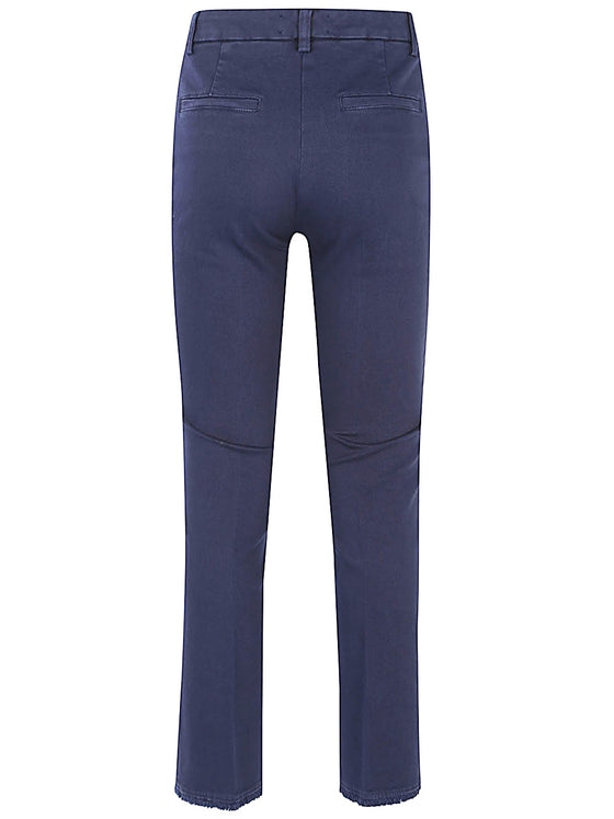 Via Masini 80 Trousers Blue