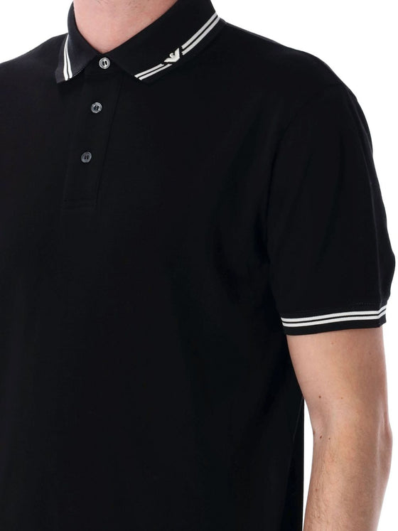Emporio Armani Jersey polo with logo