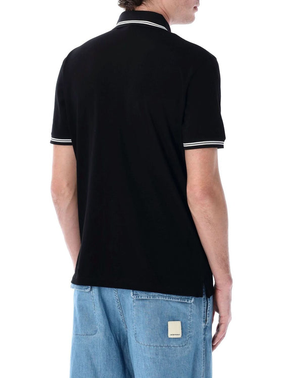 Emporio Armani Jersey polo with logo