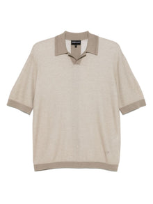  Emporio Armani knitted polo shirt