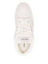 EMPORIO ARMANI EXCLUSIVE Emporio Armani Leather and mesh sneakers with contrasting details