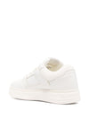 EMPORIO ARMANI EXCLUSIVE Emporio Armani Leather and mesh sneakers with contrasting details