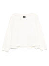 Emporio Armani logo embroidered sweatshirt