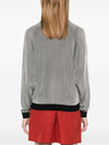 Emporio Armani Two-tone fisherman’s rib jumper with EA logo