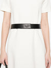Emporio Armani Ottoman-jersey belted dress