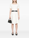 Emporio Armani Ottoman-jersey belted dress