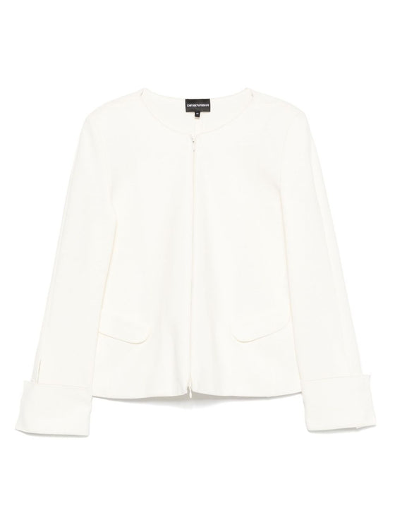 Emporio Armani Ottoman-jersey jacket