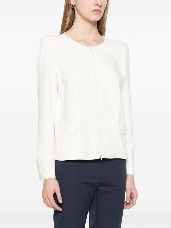 Emporio Armani Ottoman-jersey jacket