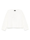 Emporio Armani Double jersey sweatshirt with EA logo embroidery